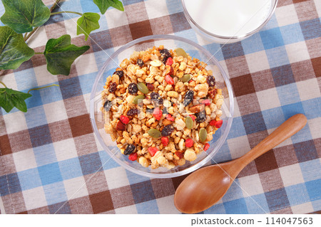 Fruit Granola Healthy Breakfast Fruit Granola Healthy Breakfast 114047563
