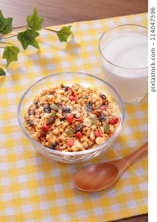Fruit Granola Healthy Breakfast Fruit Granola Healthy Breakfast 114047596