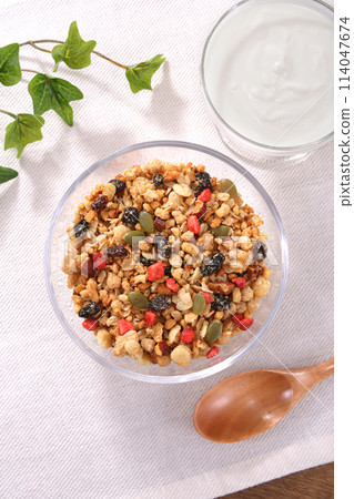 Fruit Granola Healthy Breakfast Fruit Granola Healthy Breakfast 114047674