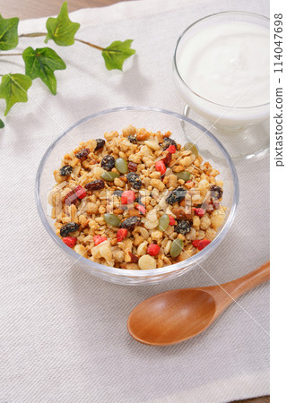 Fruit Granola Healthy Breakfast 114047698