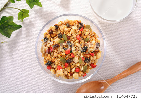 Fruit Granola Healthy Breakfast 114047723