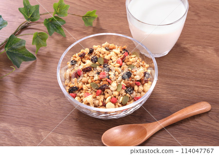 Fruit Granola Healthy Breakfast Fruit Granola Healthy Breakfast 114047767