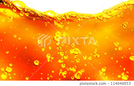 Orange beer or soda drink texture with bubble Orange beer or soda drink texture with bubble 114048053