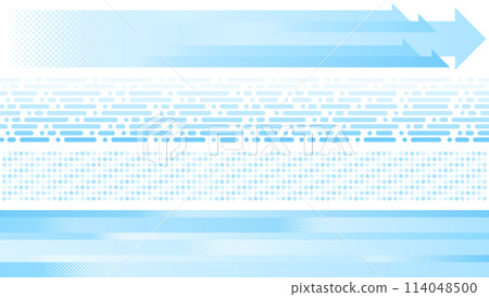 Light blue horizontal frame set 114048500