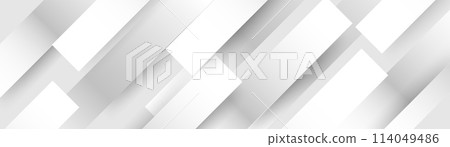 Abstract background white geometric diagonal lines. Modern clean minimal pattern banner. Vector illustration 114049486