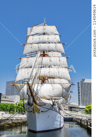 橫濱港未來地區、日本丸紀念公園、帆船「日本丸」、全帆展、國家重要文化財產 114049614