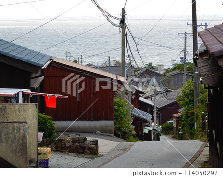 Aikawa cityscape, Sado city, Niigata prefecture 114050292