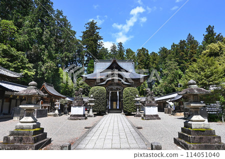 春季參觀滋賀縣日野市的馬見岡綿海神社本宮 114051040