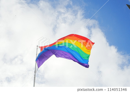America San Francisco Castro District Rainbow Flag America San Francisco Castro District Rainbow Flag 114051346