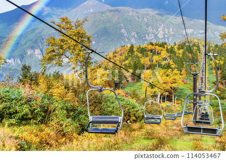 北海道秋葉中的黑岳 北海道秋葉中的黑岳 114053467