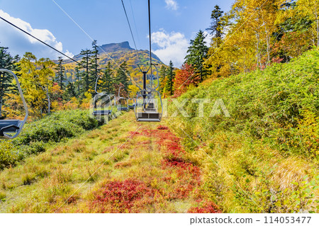 北海道秋葉中的黑岳 北海道秋葉中的黑岳 114053477