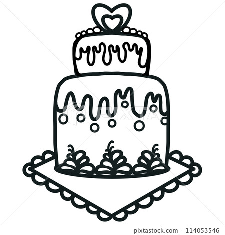 cake, birthday, vector 114053546