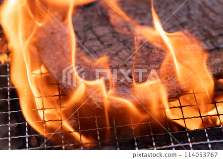 Enjoy the barbecue 114053767