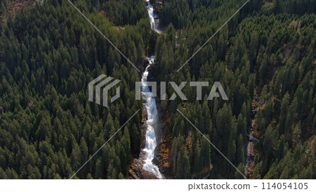 Krimml Waterfalls in Austrian Alps 114054105
