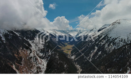 Krimml Waterfalls in Austrian Alps 114054109