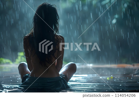 Person suffering from depression who sit alone should be cared by those around them, this is important factor in helping them recover from depression. Listening and giving advice are also important. Person suffering from depression who sit alone should be cared by those around them, this is important factor in helping them recover from depression. Listening and giving advice are also important. 114054206