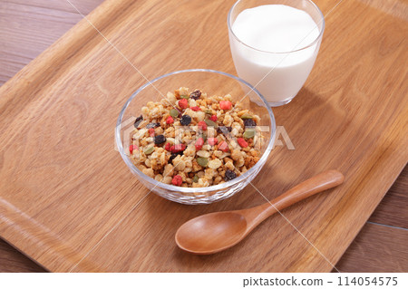 Fruit Granola Healthy Breakfast 114054575