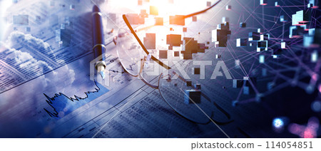 Blockchain and NFT financial data. 114054851