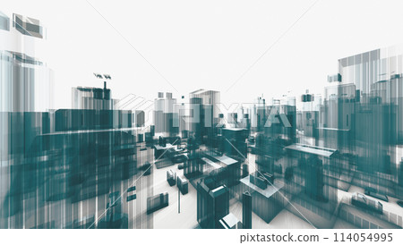 Abstract design urban architecture. 114054995