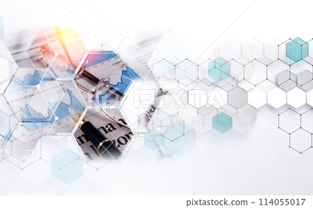 Abstract technology and finances backdrop.3d illustration Abstract technology and finances backdrop.3d illustration 114055017