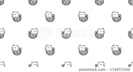 cat seamless pattern coffee cup kitten calico neko vector hot tea pet cartoon doodle tile background gift wrapping paper repeat wallpaper scarf isolated illustration design cat seamless pattern coffee cup kitten calico neko vector hot tea pet cartoon doodle tile background gift wrapping paper repeat wallpaper scarf isolated illustration design 114055200