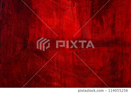 Awesome painting texture in a stylish red color. 114055256