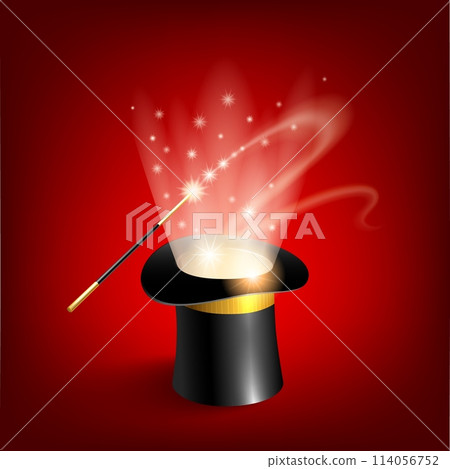 Magic trick glow tophat 114056752