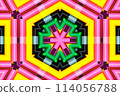可愛的雙色鉛筆萬花筒 114056788