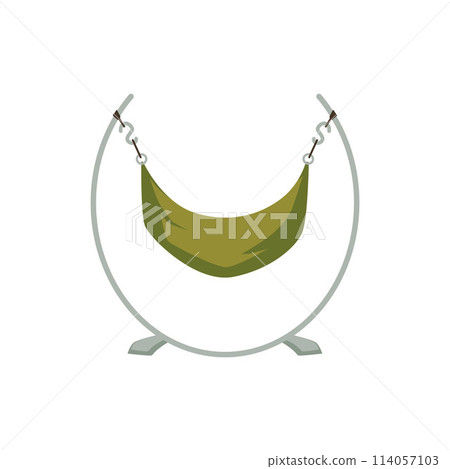 Minimalist hammock chair vector illustration Minimalist hammock chair vector illustration 114057103
