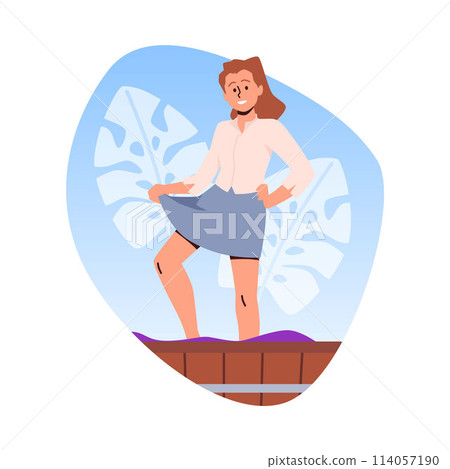 Grape stomping tradition vector illustration Grape stomping tradition vector illustration 114057190