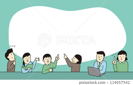 插畫框架業務團隊討論想法 114057542