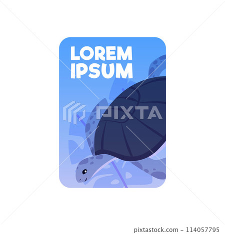 Sea turtle app icon vector illustration Sea turtle app icon vector illustration 114057795