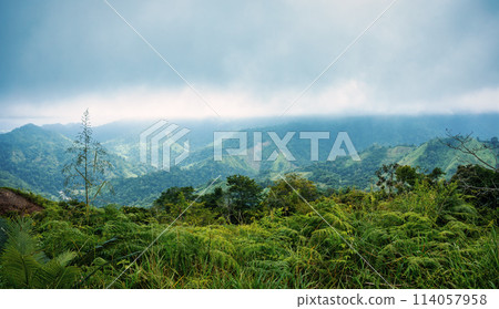 Landscape of Sierra Nevada mountains, Colombia wilderness landscape. 114057958