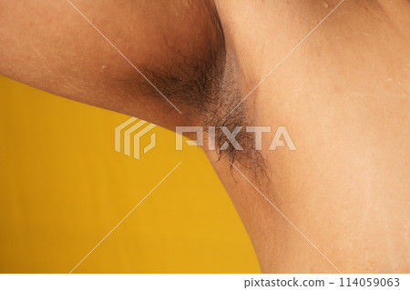 unshaved hairy man armpit, a lot of hair on the armpit. unshaved hairy man armpit, a lot of hair on the armpit. 114059063