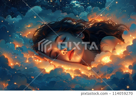 Dreams are my reality, cartoon illustration Dreams are my reality, cartoon illustration 114059270