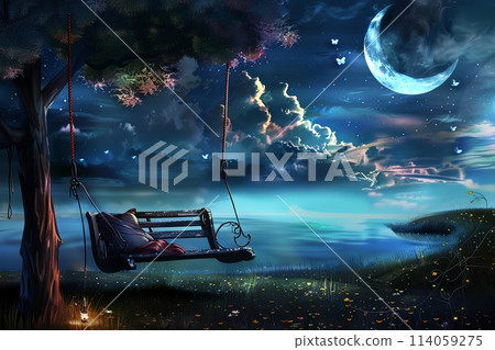 Dreams are my reality, cartoon illustration 114059275