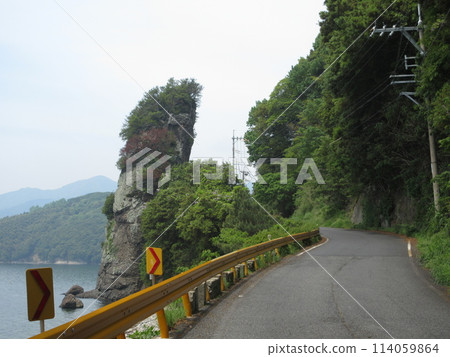 周王大島上的奇岩、立石 周王大島上的奇岩、立石 114059864