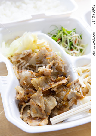 美味的豬肉薑烤午餐 114059902