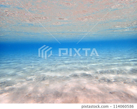 sand texture under water 114060586