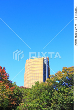 View of the Aqua Tower at Peace Park, Nagoya, Aichi Prefecture View of the Aqua Tower at Peace Park, Nagoya, Aichi Prefecture 114060600