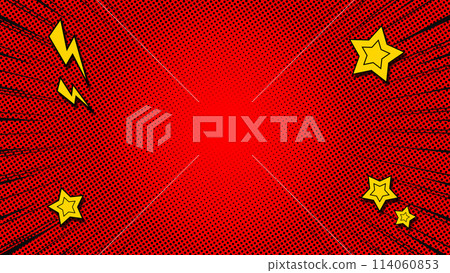 卡通風格集中線條圖解（黑色） 114060853