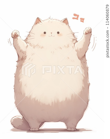 Illustration of a cute cat Illustration of a cute cat 114060879