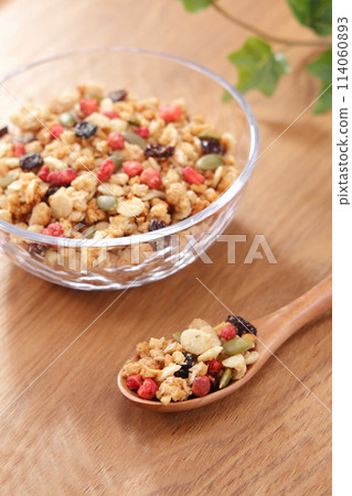 Fruit Granola Healthy Breakfast Fruit Granola Healthy Breakfast 114060893