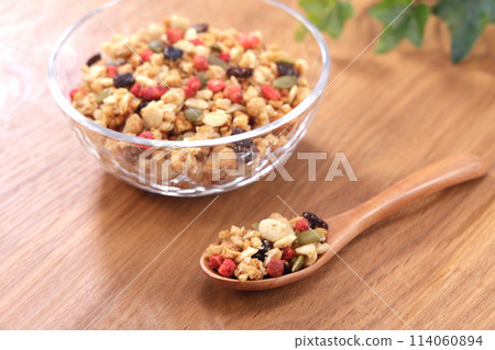 Fruit Granola Healthy Breakfast 114060894