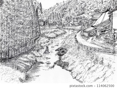 Houses along the river 114062500
