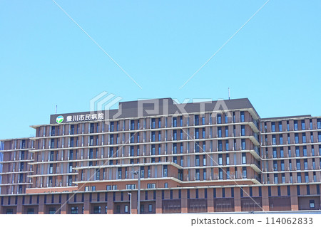 A view of Toyokawa Municipal Hospital in Toyokawa City, Aichi Prefecture 114062833