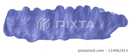 Purple brush isolated on white background. Watercolor 114062913