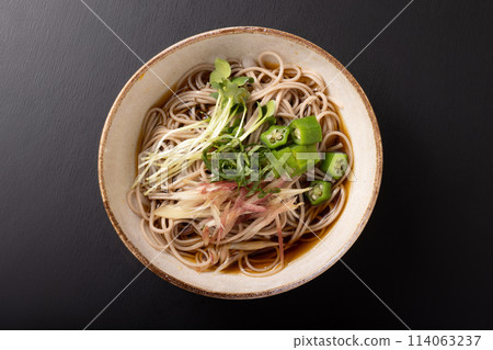 冷凍蕎麥麵（秋葵、薑、紫蘇、紫蘇） 114063237