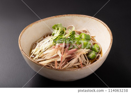 冷凍蕎麥麵（秋葵、薑、紫蘇、紫蘇） 114063238