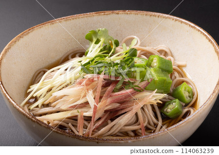 冷凍蕎麥麵（秋葵、薑、紫蘇、紫蘇） 114063239